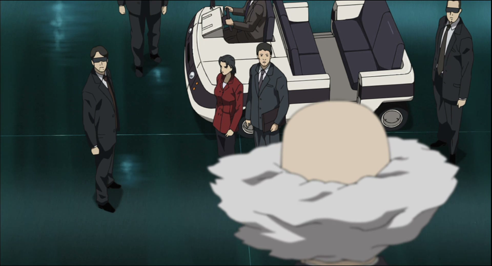 Ghost in the Shell: Stand Alone Complex Ep 50: IN: Aerial Bombing of Dejima - NUCLEAR POWER @ 00:03:55