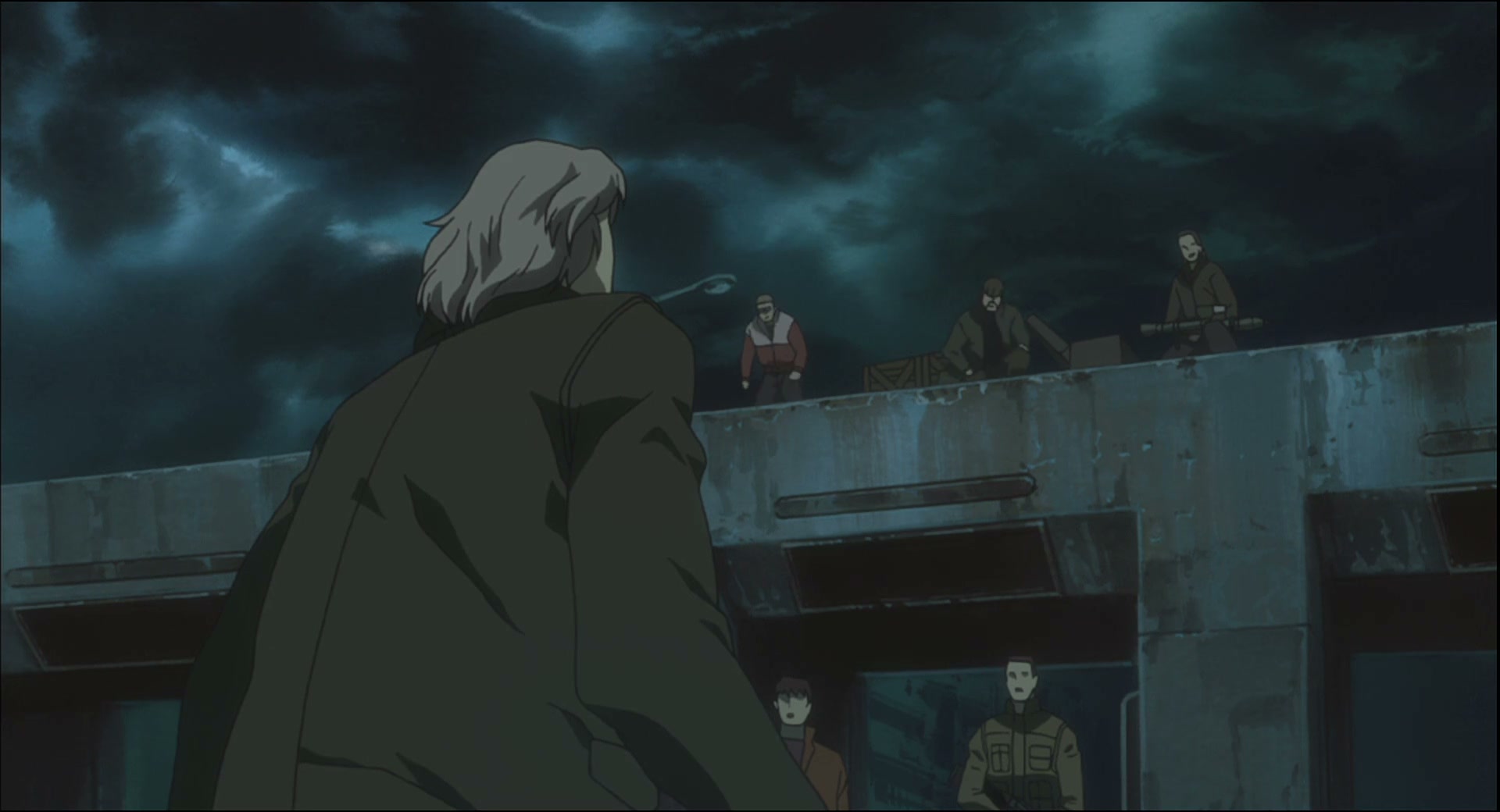 Ghost in the Shell: Stand Alone Complex Ep 50: IN: Aerial Bombing of Dejima - NUCLEAR POWER @ 00:06:26