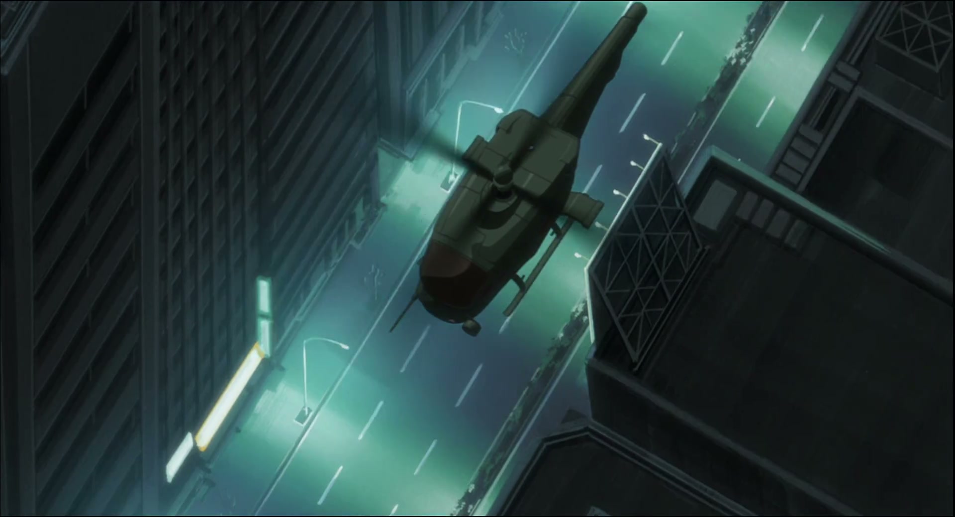 Ghost in the Shell: Stand Alone Complex Ep 50: IN: Aerial Bombing of Dejima - NUCLEAR POWER @ 00:06:31