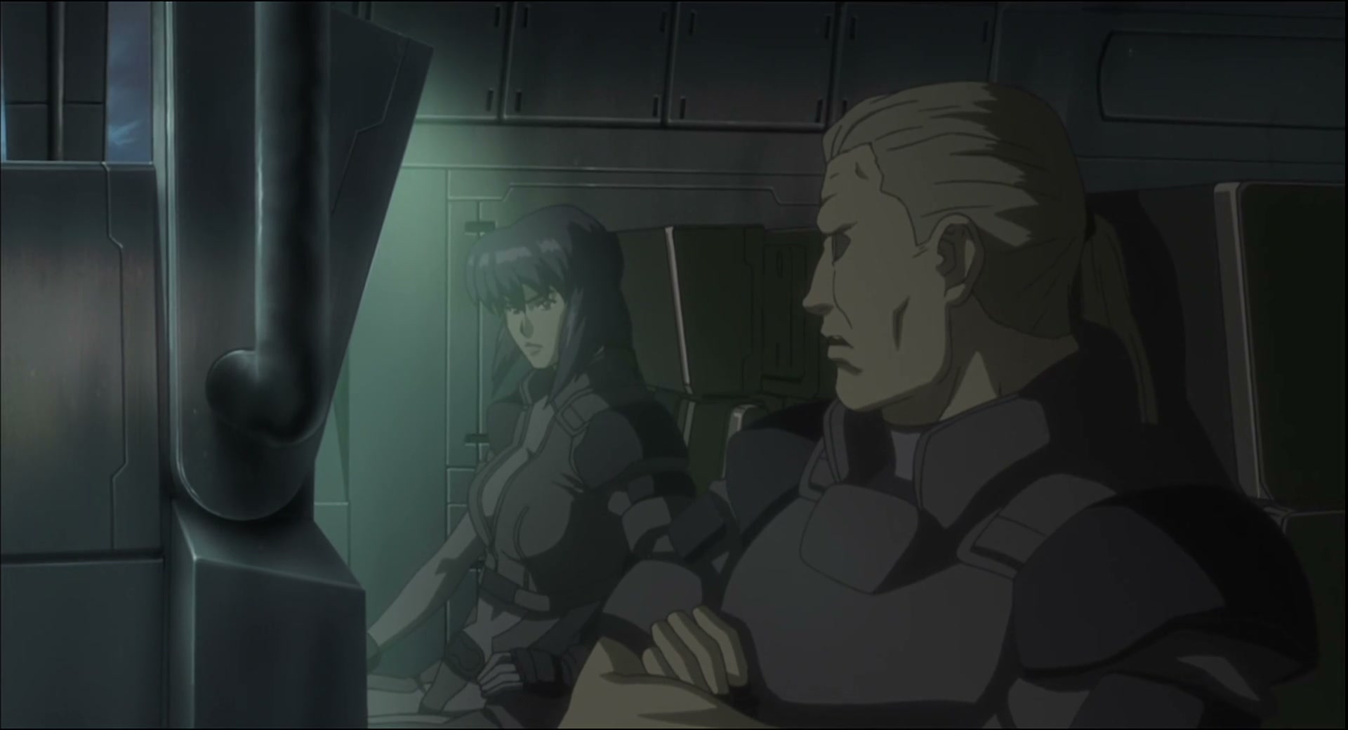 Ghost in the Shell: Stand Alone Complex Ep 50: IN: Aerial Bombing of Dejima - NUCLEAR POWER @ 00:06:39