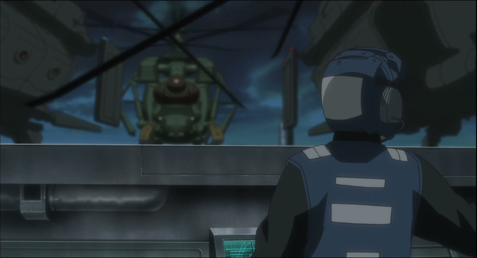 Ghost in the Shell: Stand Alone Complex Ep 50: IN: Aerial Bombing of Dejima - NUCLEAR POWER @ 00:07:25