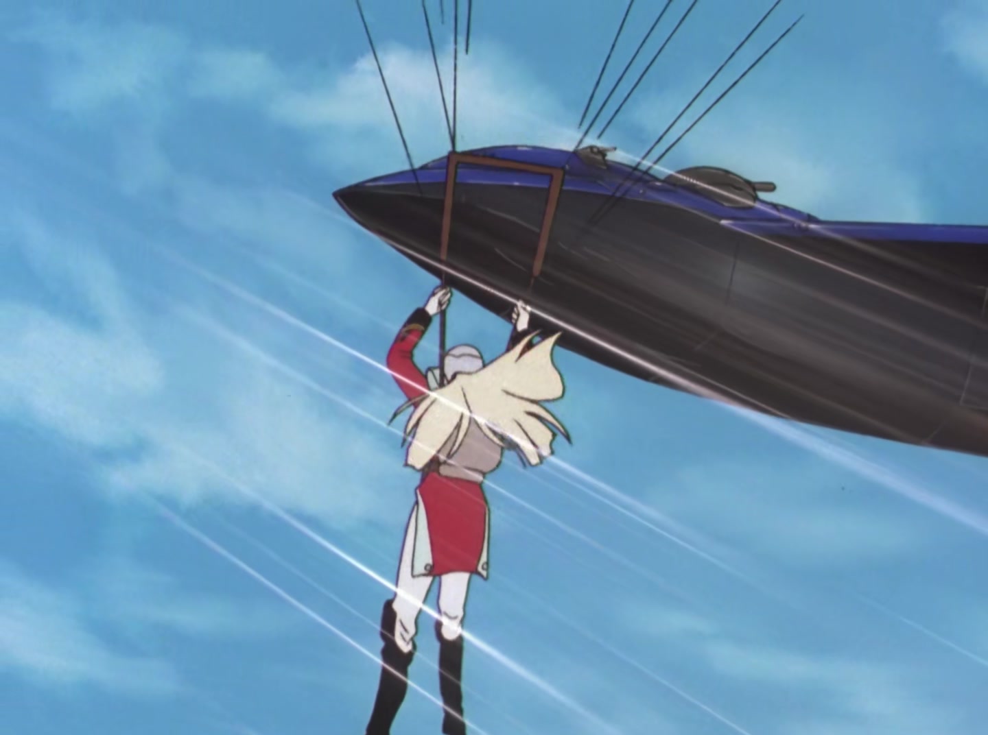 Mobile Suit Gundam Wing — Ep 1: The Shooting Star She Saw @ 10:54