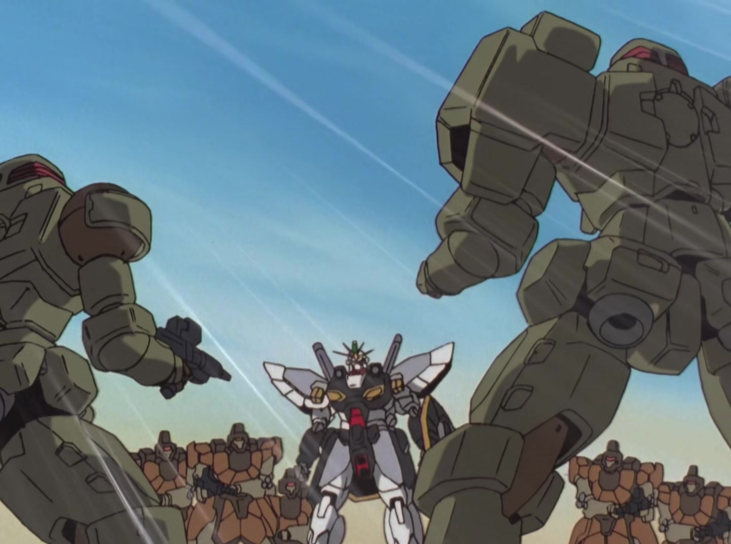 Mobile Suit Gundam Wing — Ep 1: The Shooting Star She Saw @ 17:30