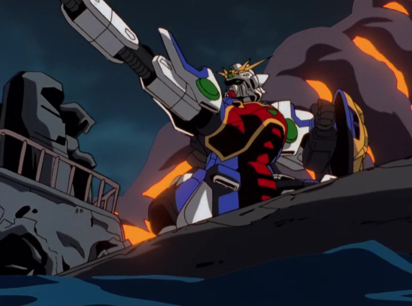 Mobile Suit Gundam Wing — Ep 1: The Shooting Star She Saw @ 18:16