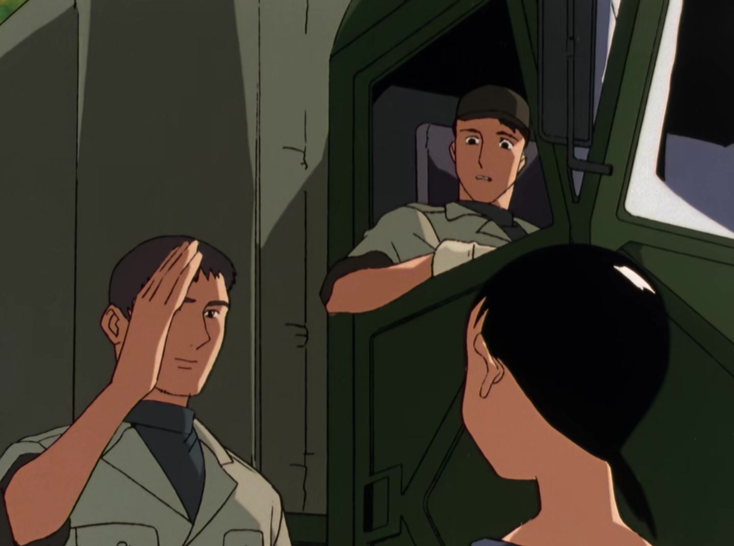 Mobile Suit Gundam Wing Ep 2: The Gundam Deathscythe @ 13:55
