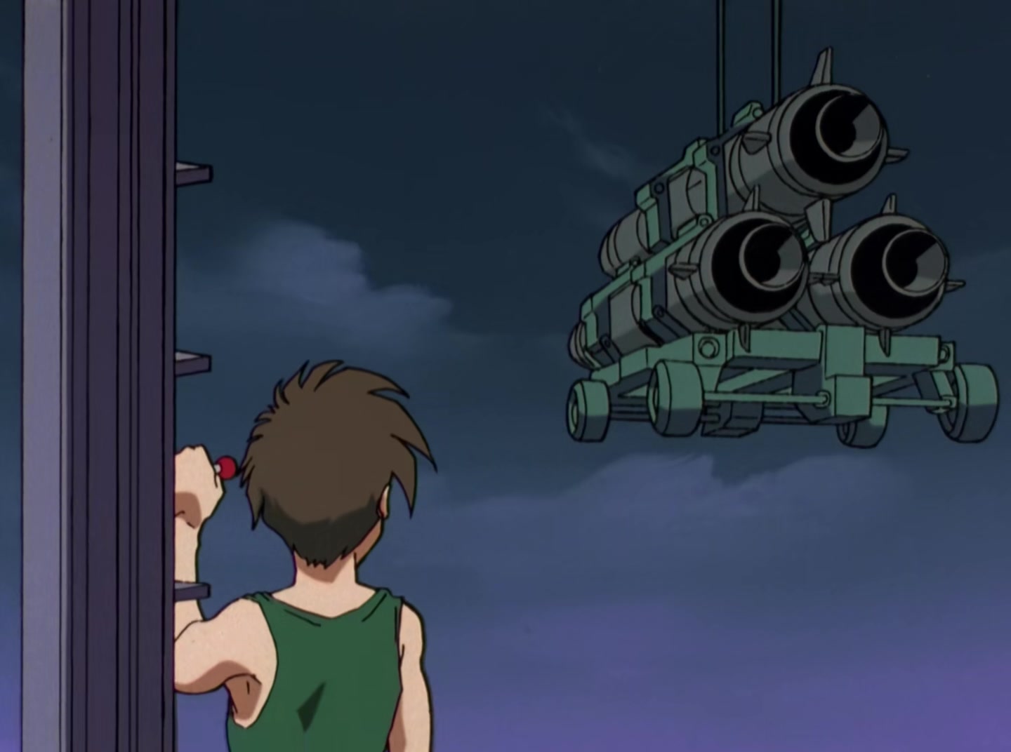Mobile Suit Gundam Wing Ep 2: The Gundam Deathscythe @ 18:46
