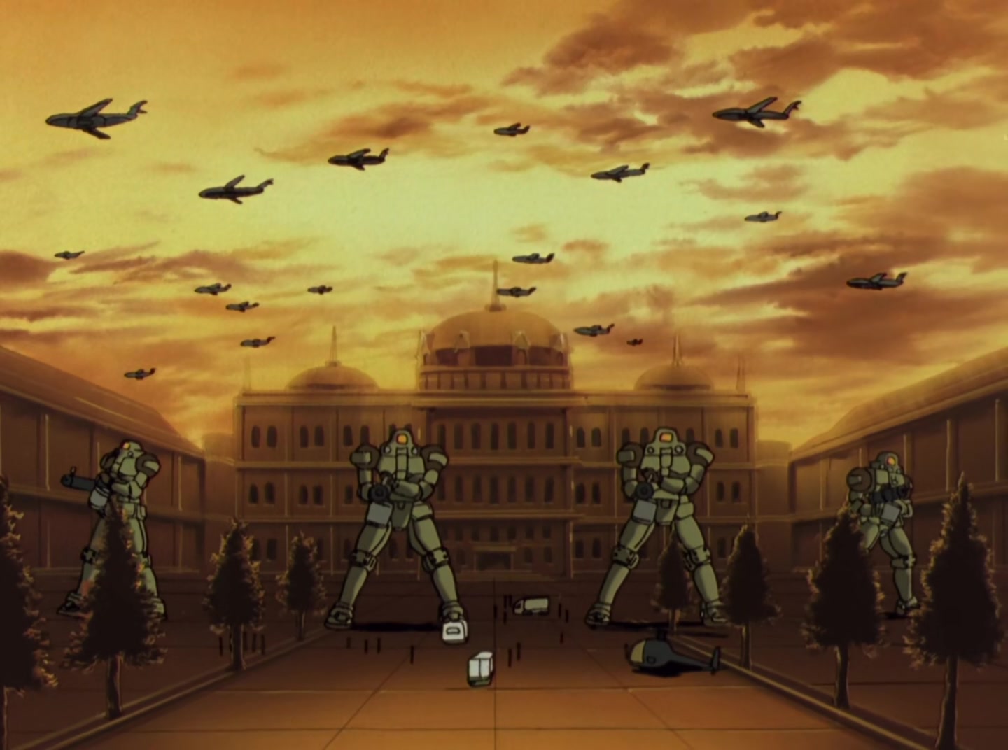 Mobile Suit Gundam Wing Ep 7: Scenario for Bloodshed @ 16:37