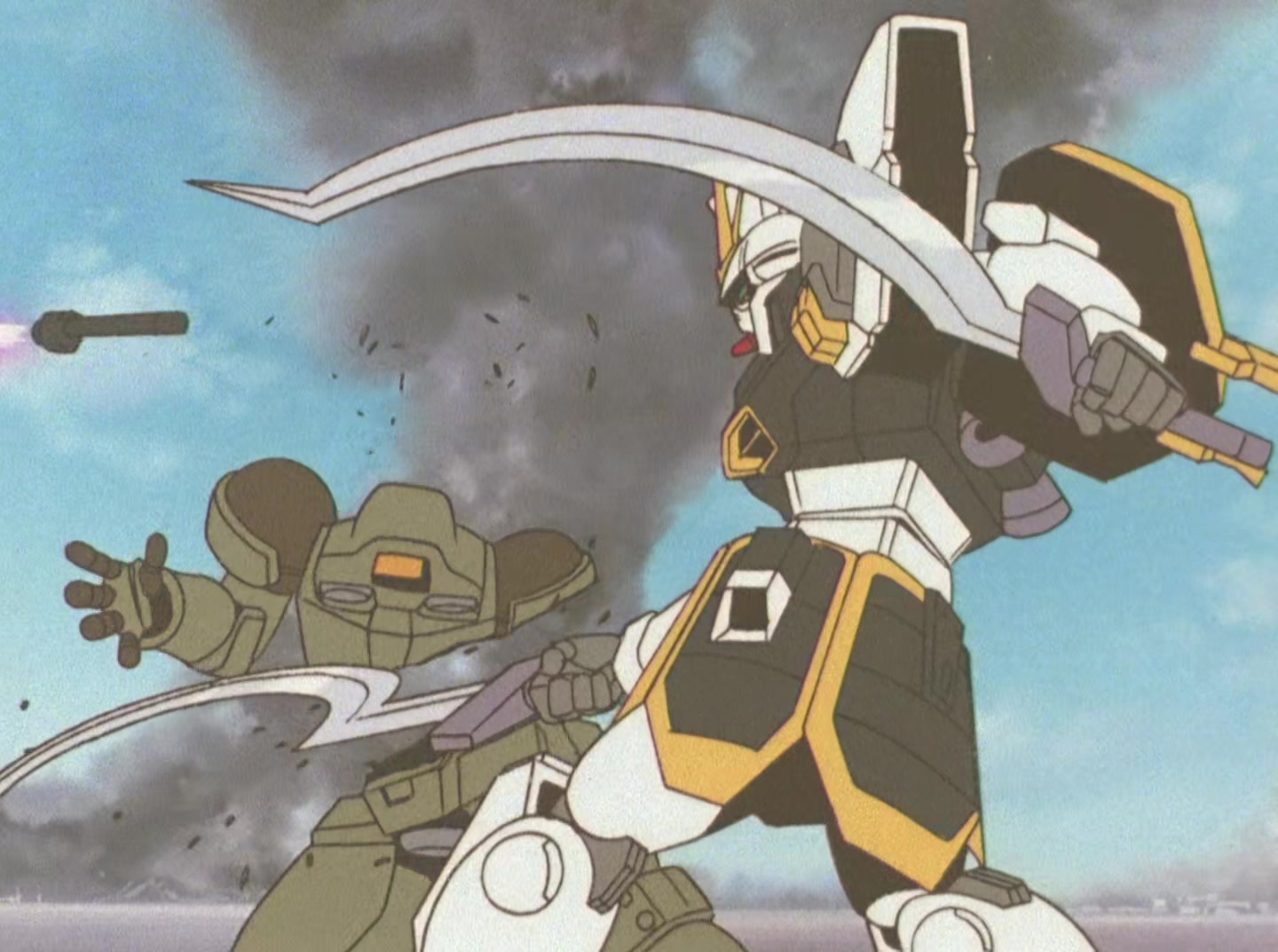 Mobile Suit Gundam Wing Ep 7: Scenario for Bloodshed @ 18:13