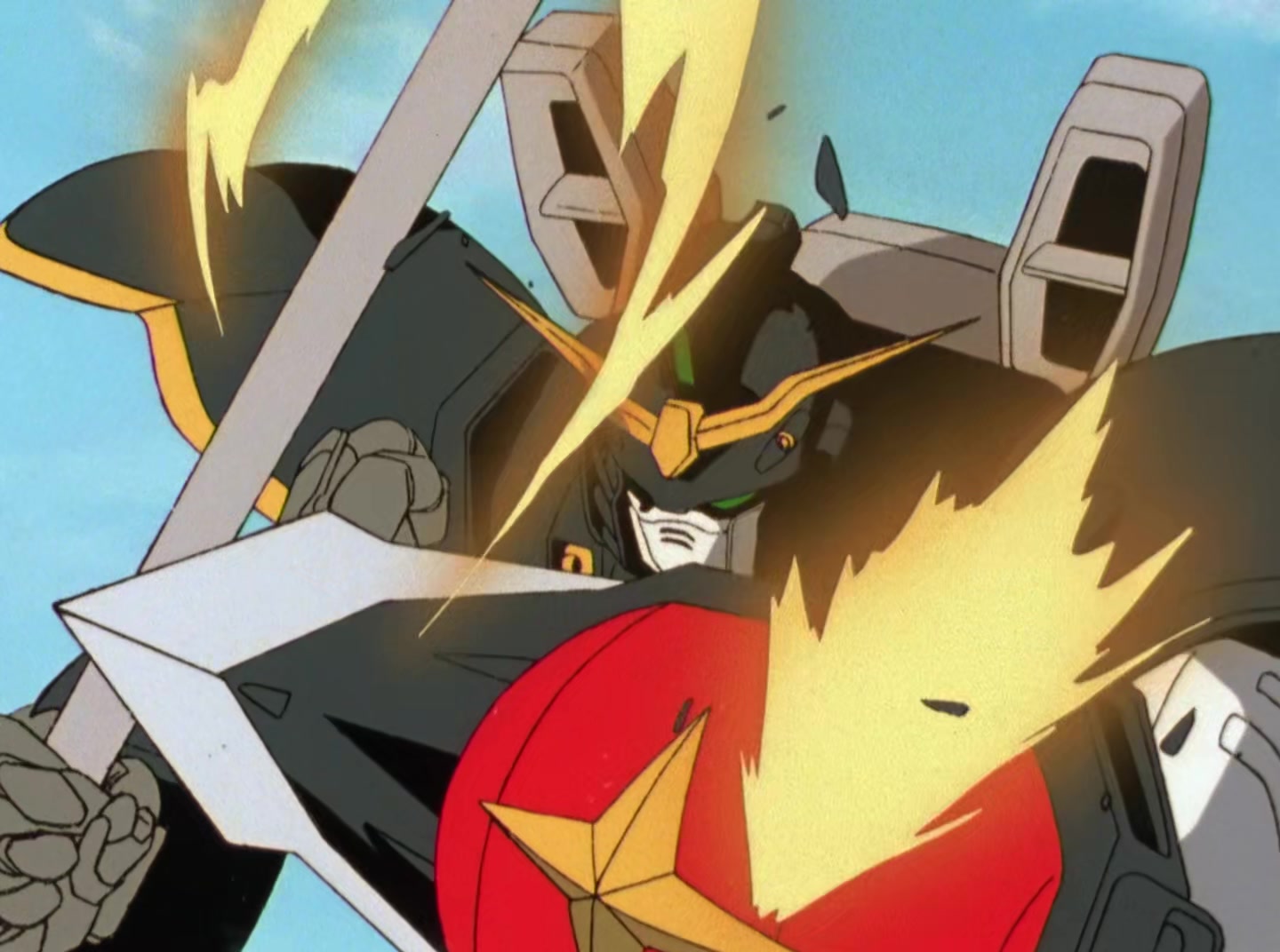 Mobile Suit Gundam Wing Ep 7: Scenario for Bloodshed @ 19:55