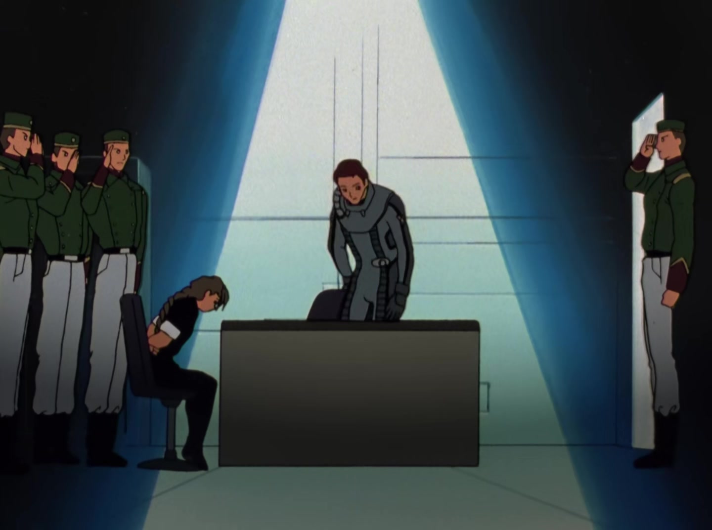 Mobile Suit Gundam Wing Ep 19: Assault on Barge @ 12:34