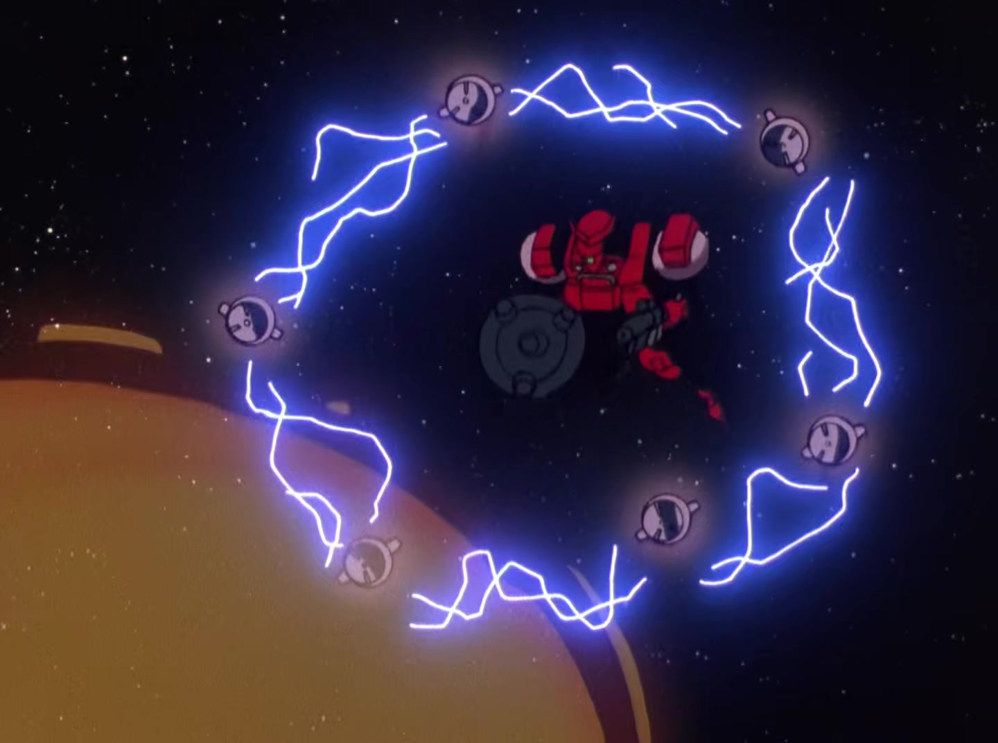 Mobile Suit Gundam Wing Ep 24: The Gundam They Called Zero @ 21:47
