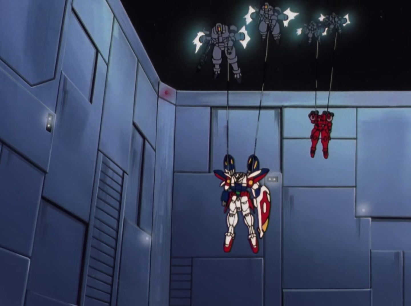 Mobile Suit Gundam Wing Ep 26: The Eternal Flame of the Shooting Stars @ 06:25