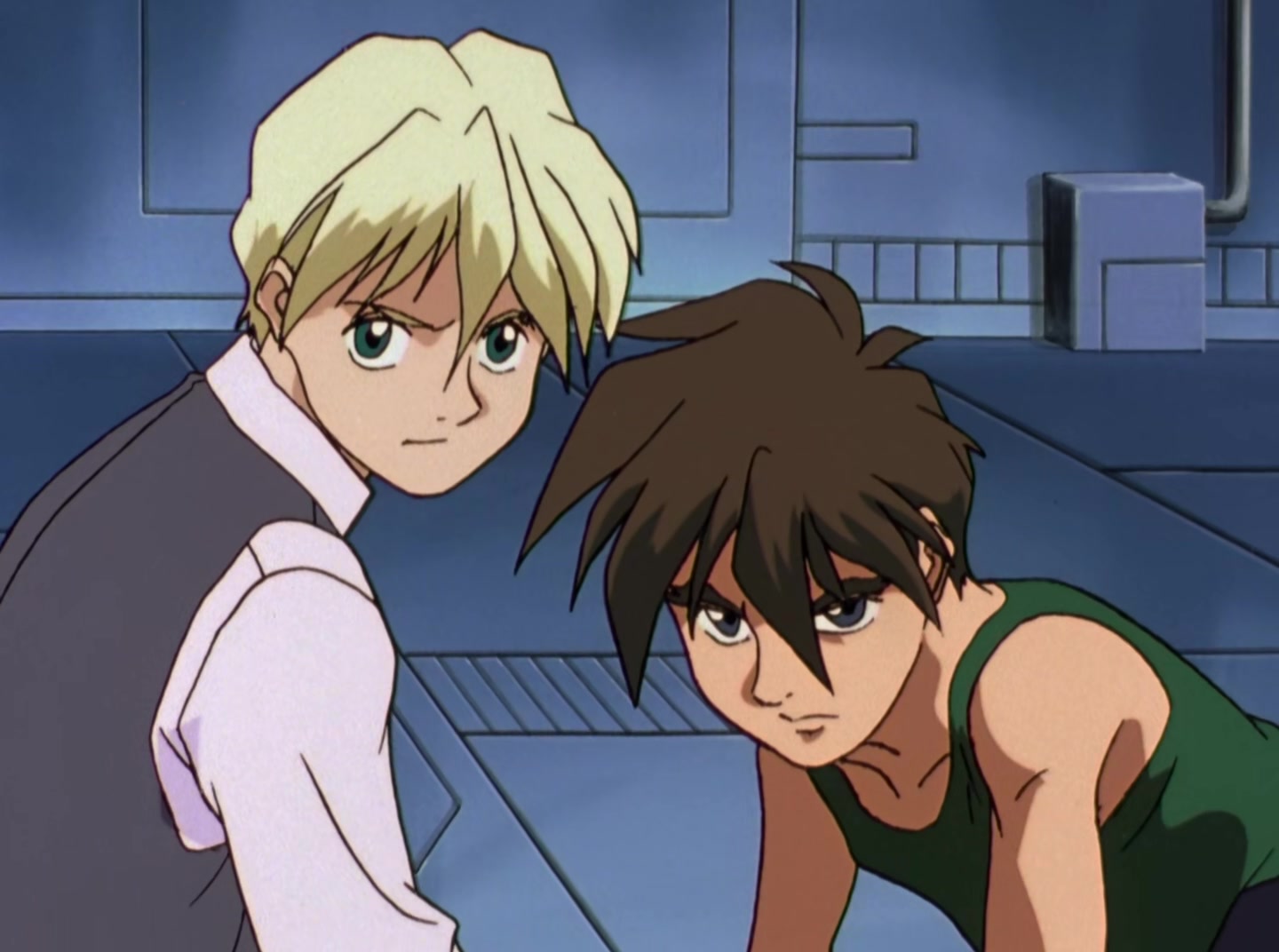 Mobile Suit Gundam Wing Ep 26: The Eternal Flame of the Shooting Stars @ 07:18