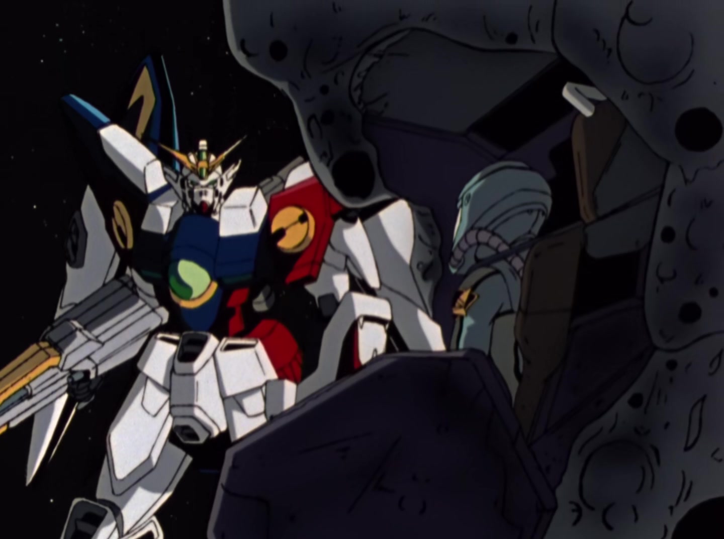 Mobile Suit Gundam Wing Ep 28: Passing Destinies @ 16:55