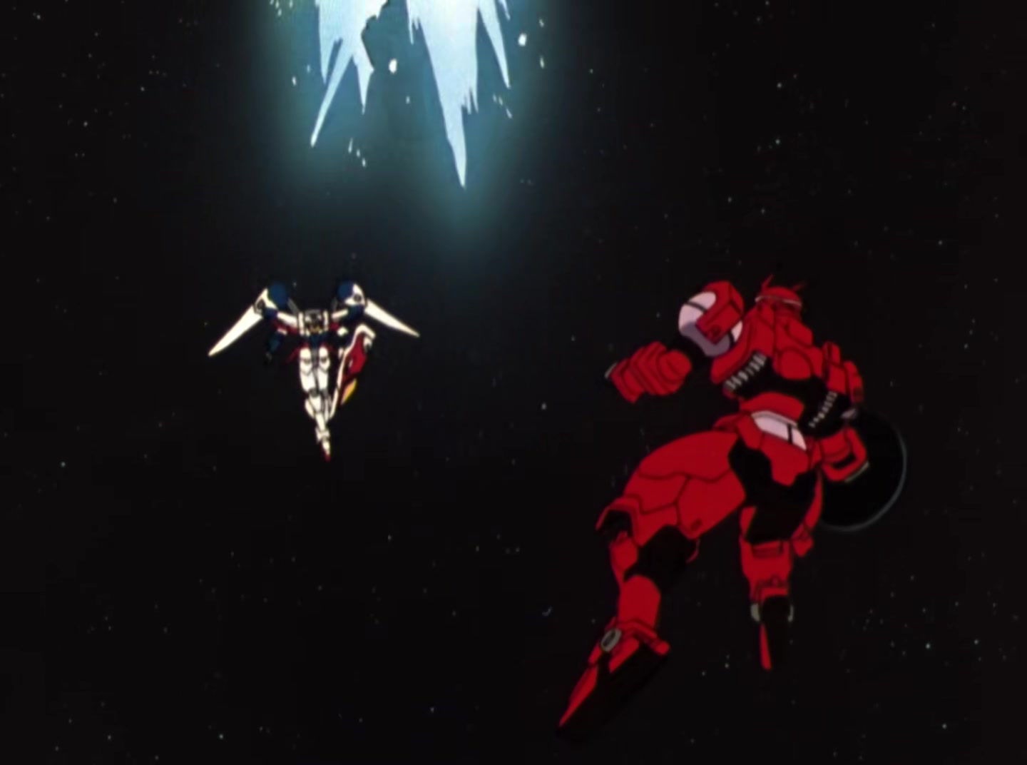 Mobile Suit Gundam Wing Ep 28: Passing Destinies @ 17:54