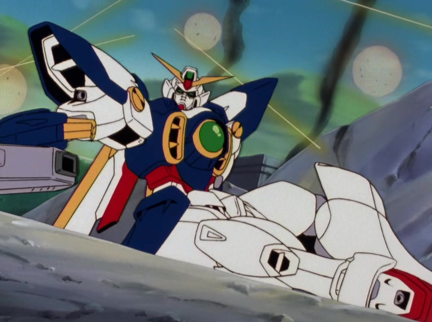 Mobile Suit Gundam Wing Ep 33: The Lonely Battlefield @ 21:40