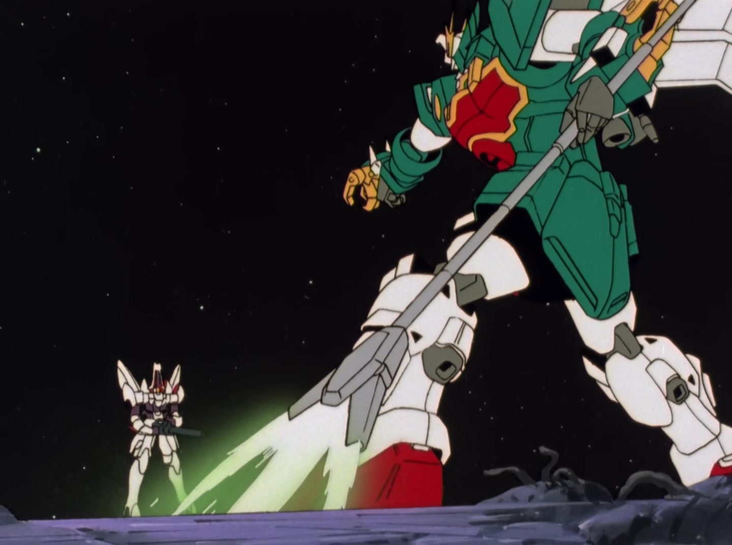 Mobile Suit Gundam Wing Ep 38: The Birth of Queen Relena @ 06:05