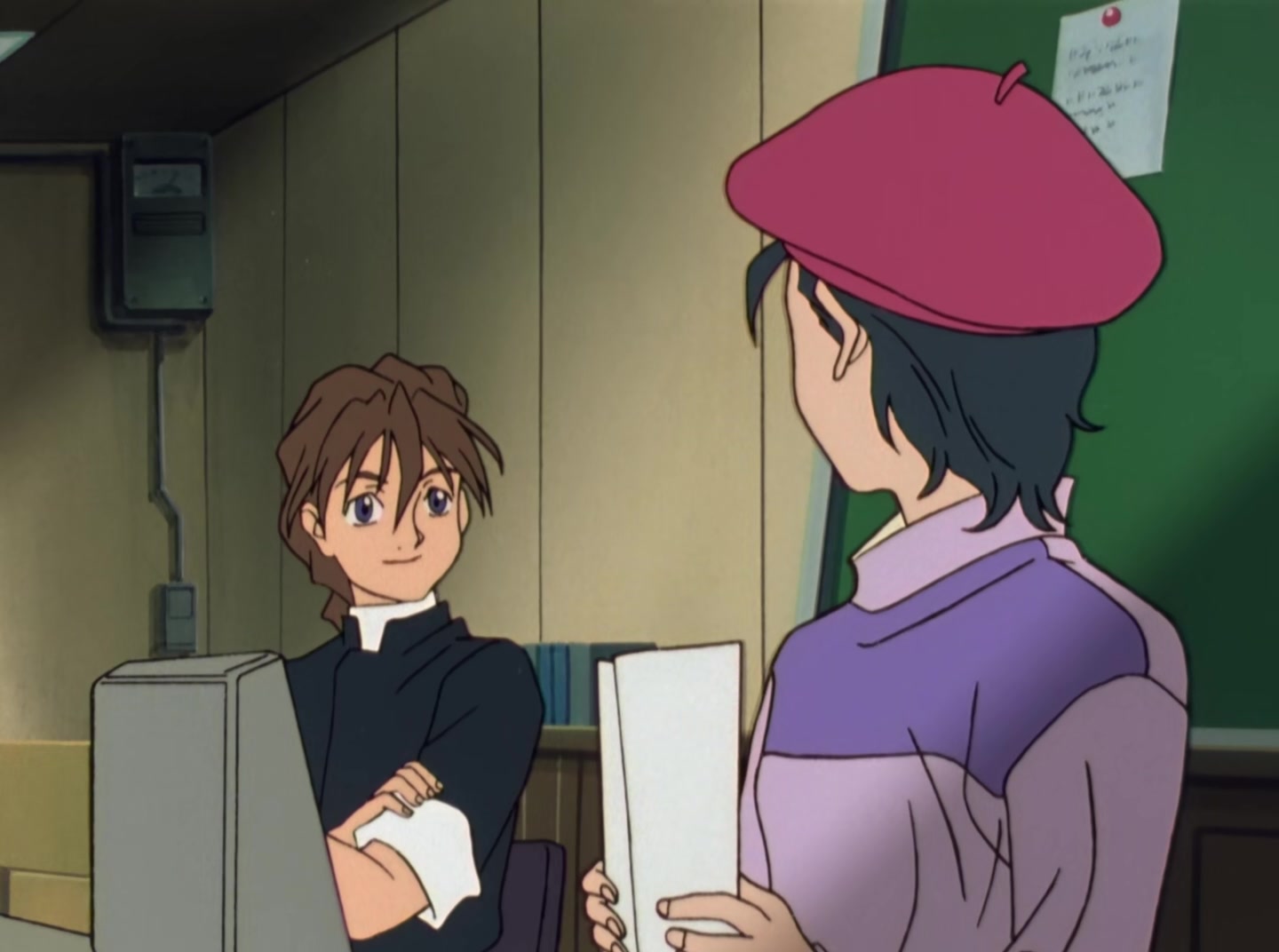Mobile Suit Gundam Wing Ep 38: The Birth of Queen Relena @ 07:00