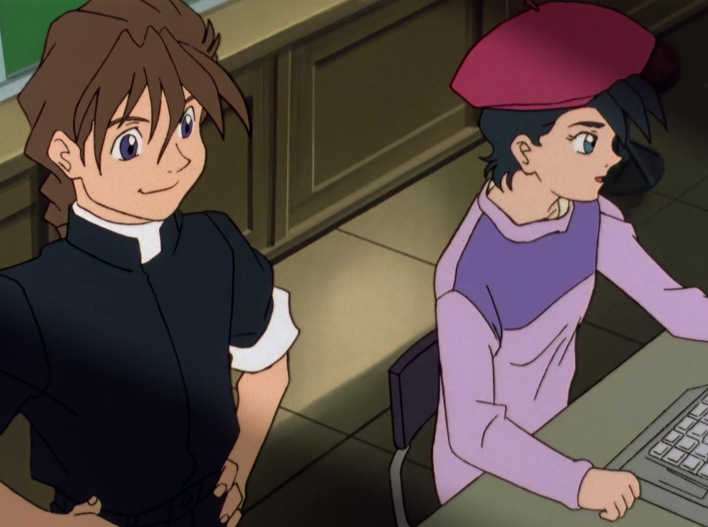 Mobile Suit Gundam Wing Ep 38: The Birth of Queen Relena @ 07:27