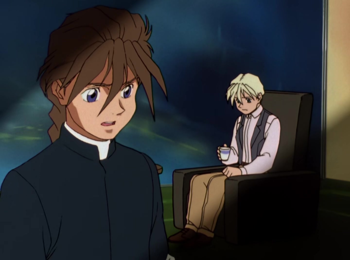 Mobile Suit Gundam Wing Ep 38: The Birth of Queen Relena @ 10:18