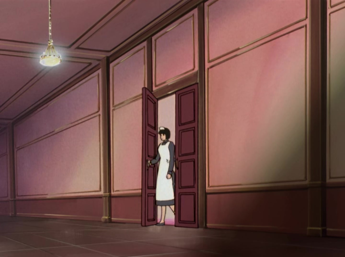 Mobile Suit Gundam Wing Ep 38: The Birth of Queen Relena @ 10:45