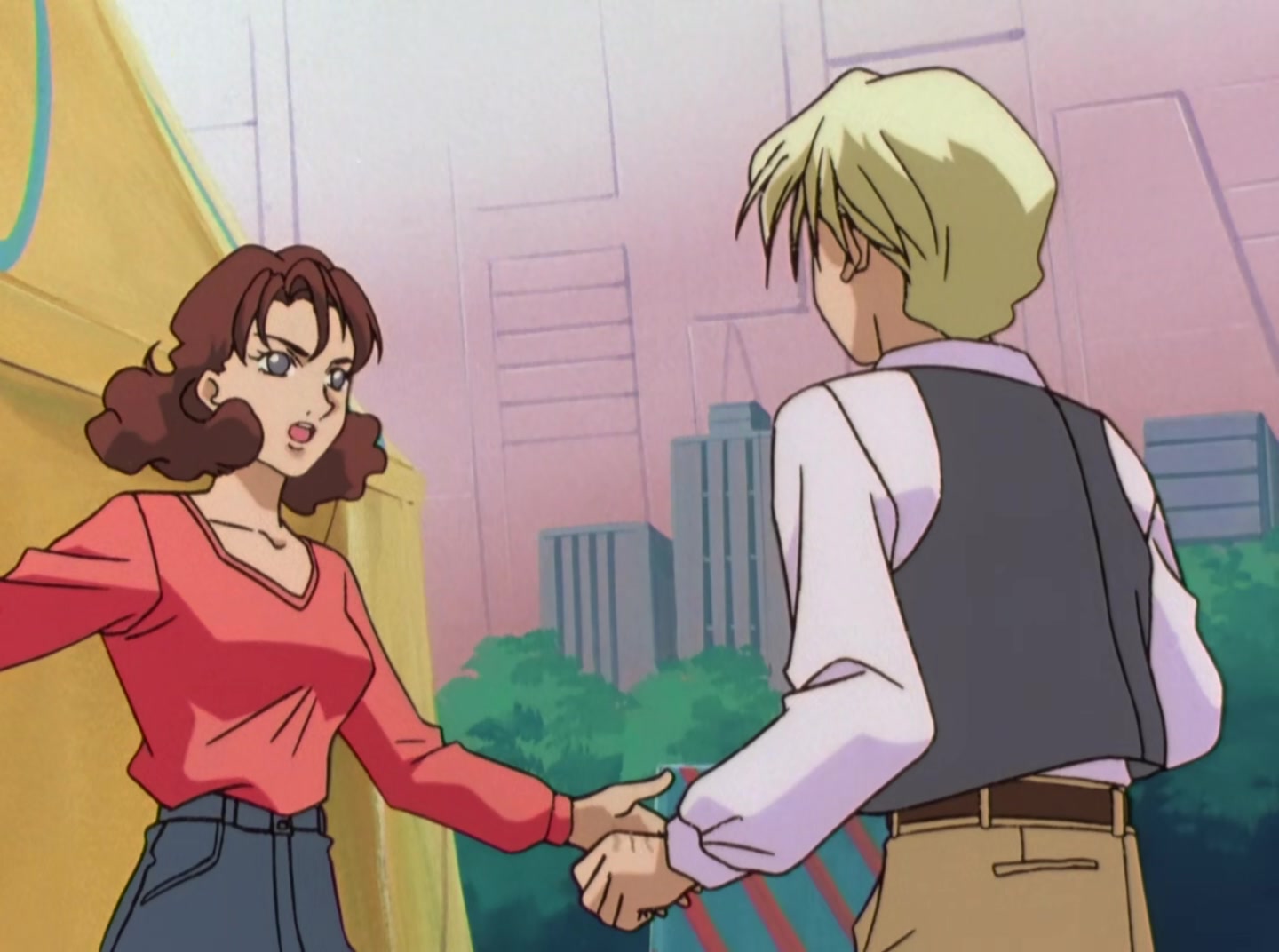 Mobile Suit Gundam Wing Ep 38: The Birth of Queen Relena @ 12:14