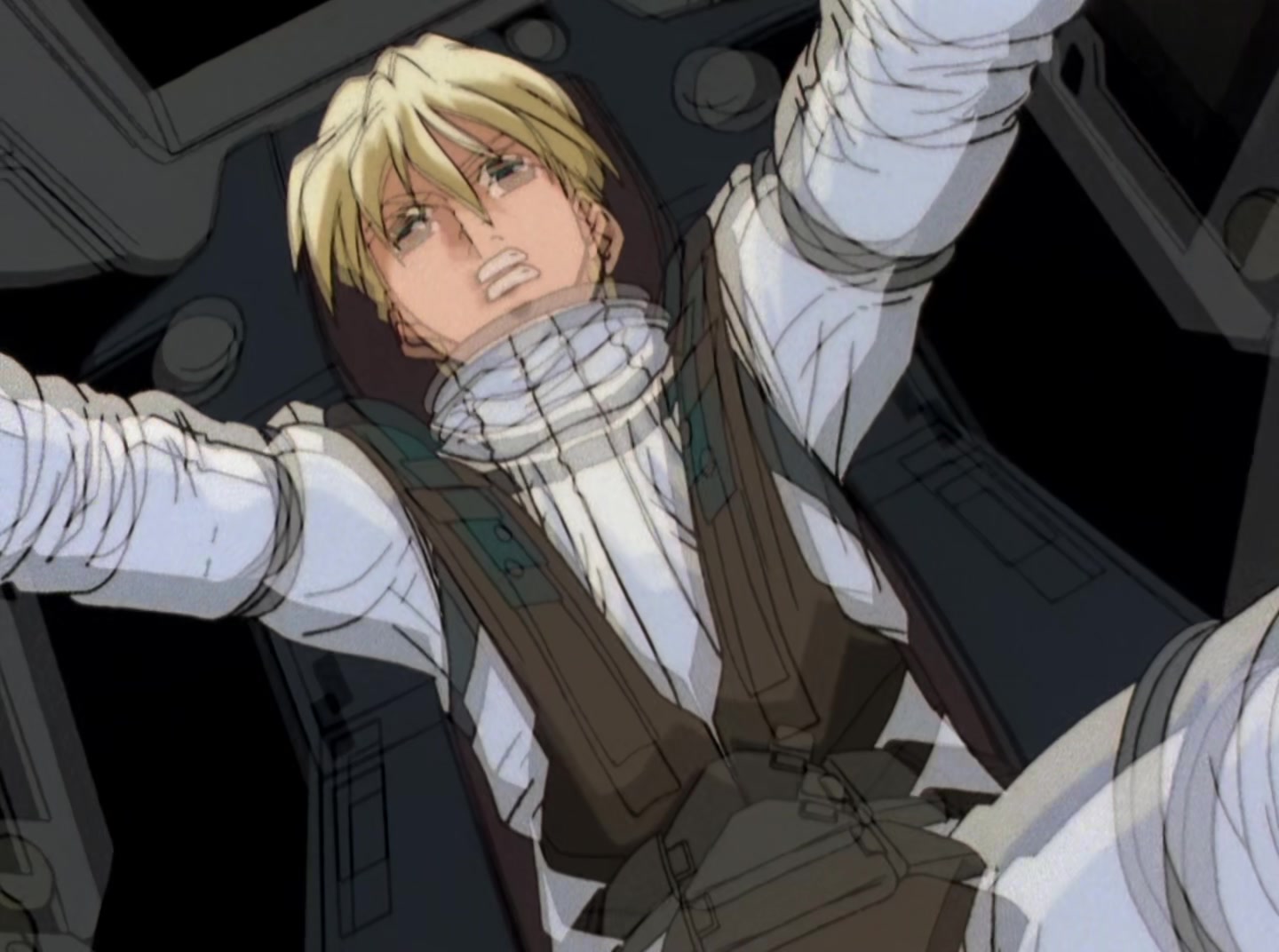 Mobile Suit Gundam Wing Ep 39: Trowa's Return to the Battlefield @ 16:52