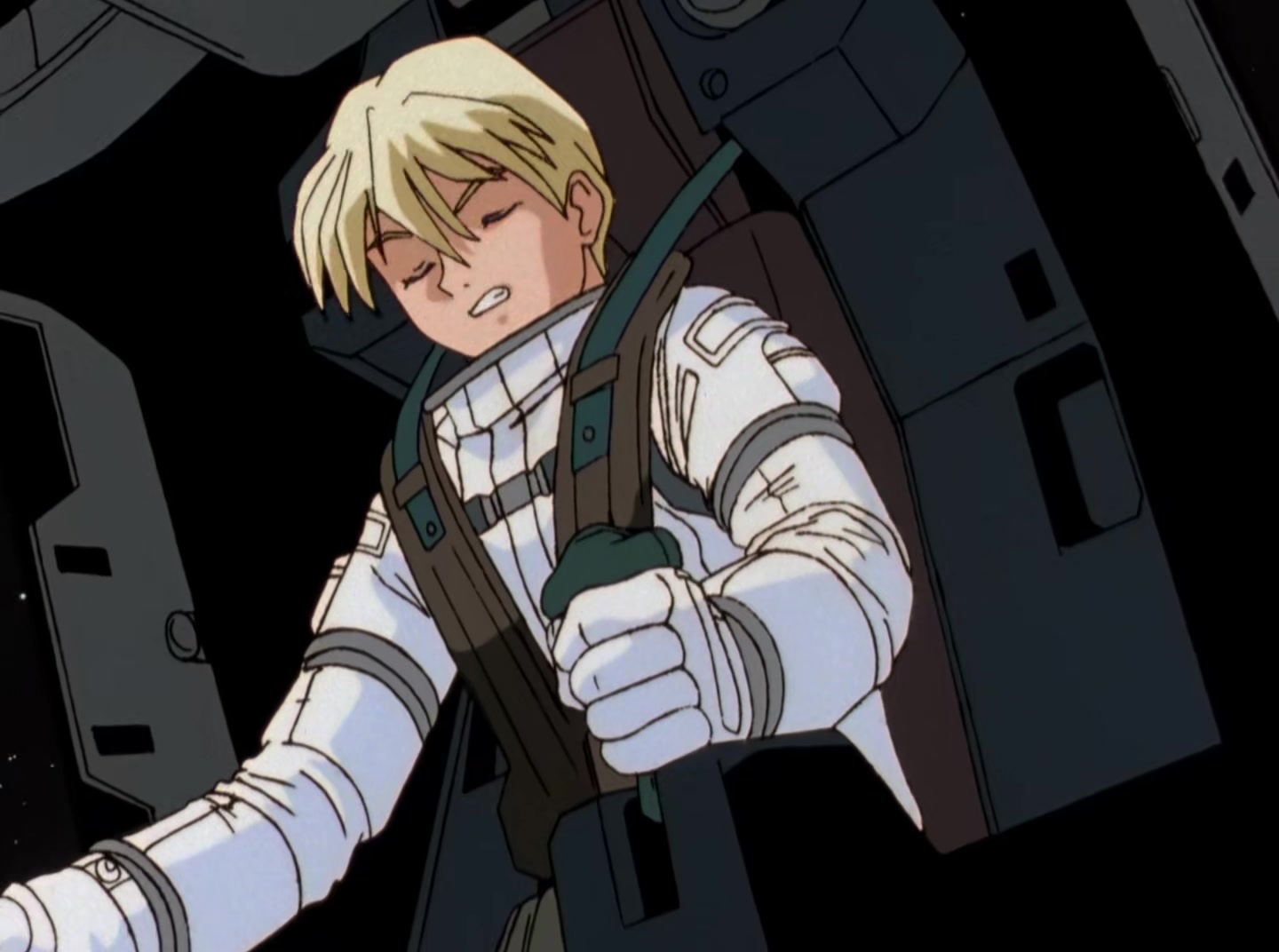 Mobile Suit Gundam Wing Ep 39: Trowa's Return to the Battlefield @ 17:06