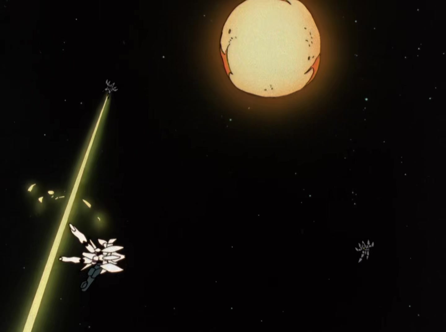 Mobile Suit Gundam Wing Ep 39: Trowa's Return to the Battlefield @ 17:40