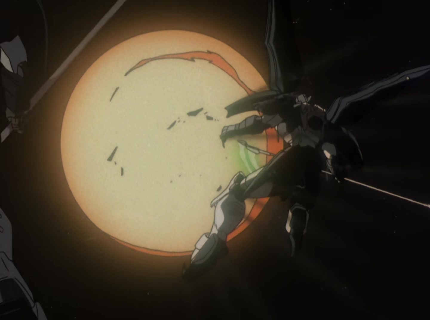 Mobile Suit Gundam Wing Ep 39: Trowa's Return to the Battlefield @ 20:30