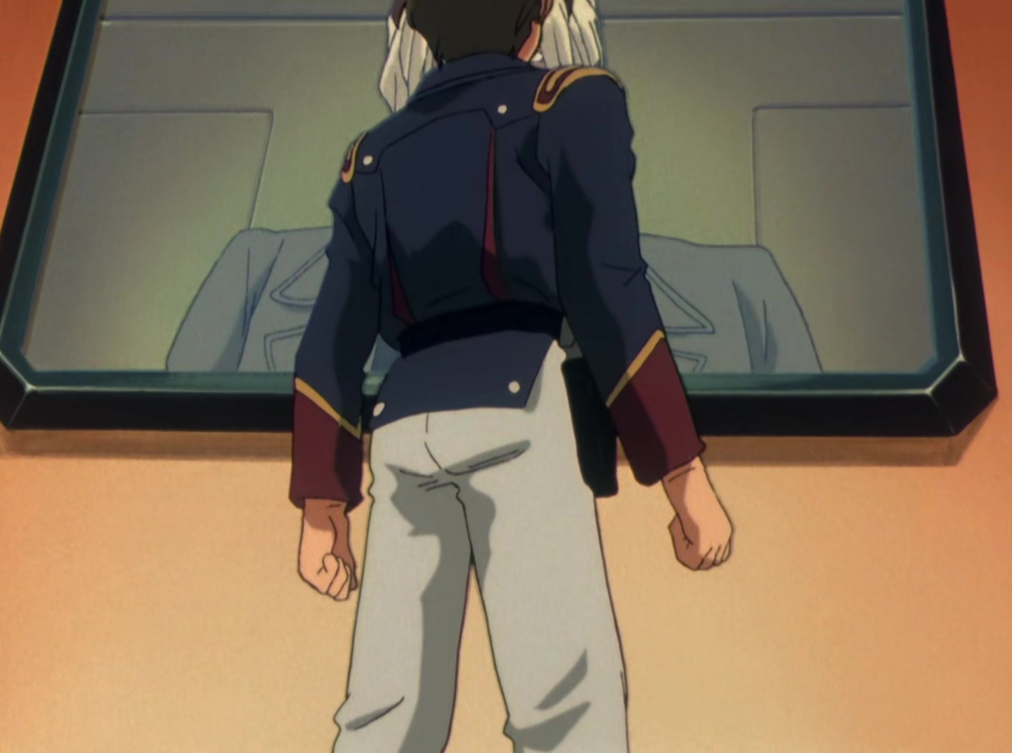 Mobile Suit Gundam Wing Ep 41: Crossfire at Barge @ 02:25