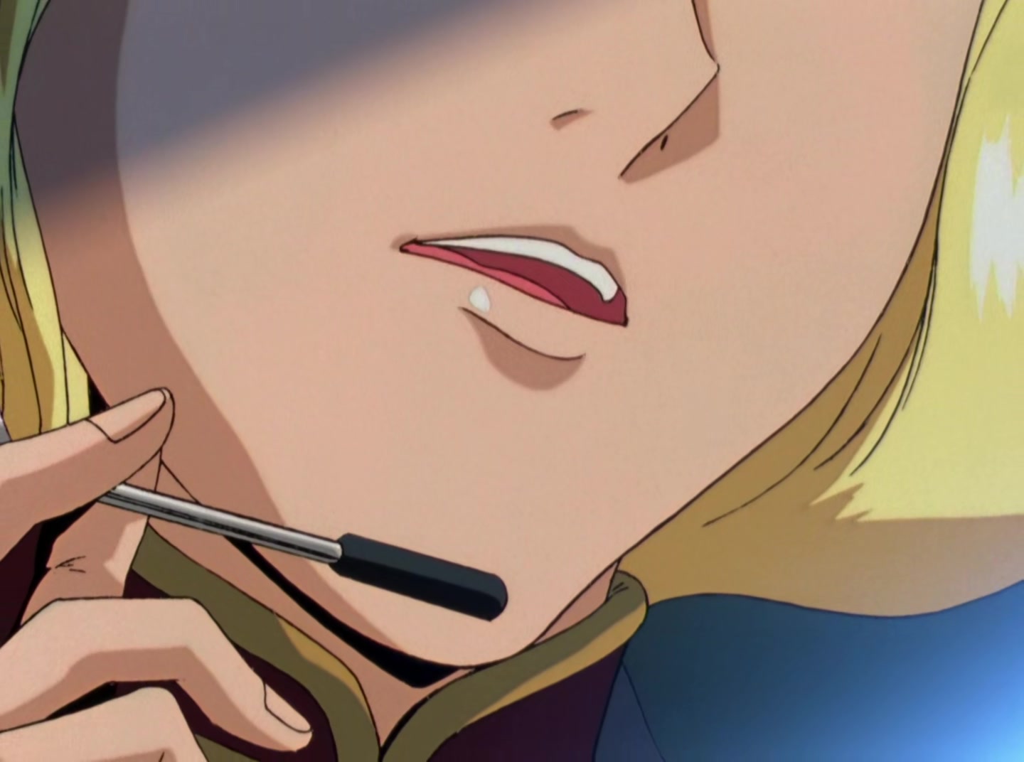 Mobile Suit Gundam Wing Ep 41: Crossfire at Barge @ 02:44