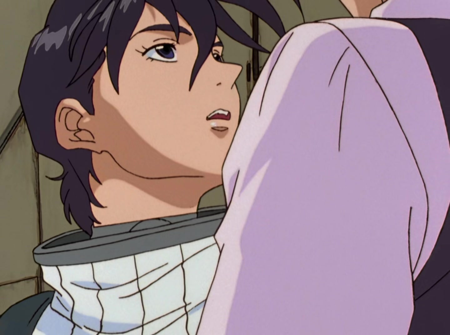 Mobile Suit Gundam Wing Ep 41: Crossfire at Barge @ 05:40