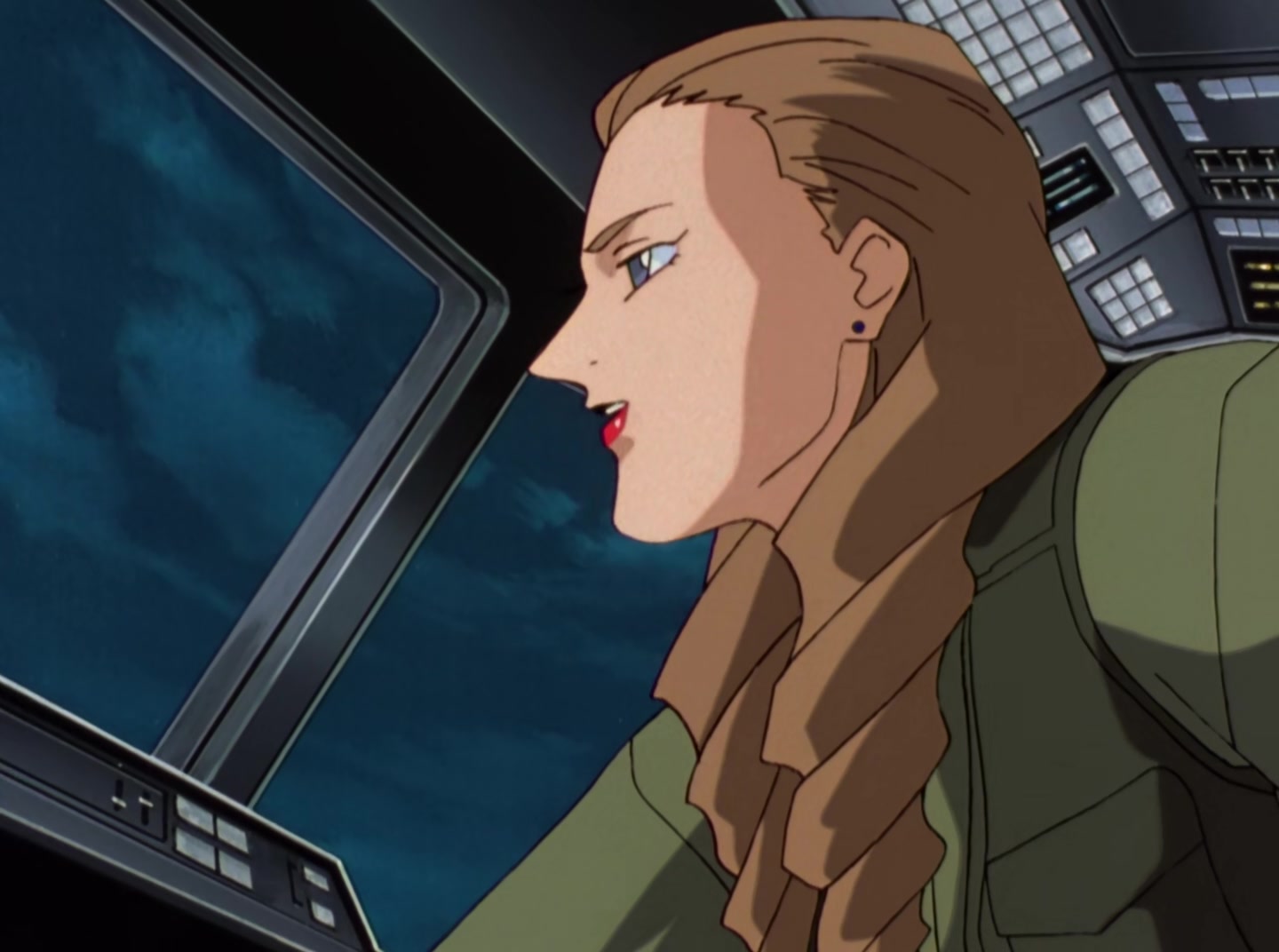 Mobile Suit Gundam Wing Ep 41: Crossfire at Barge @ 08:23