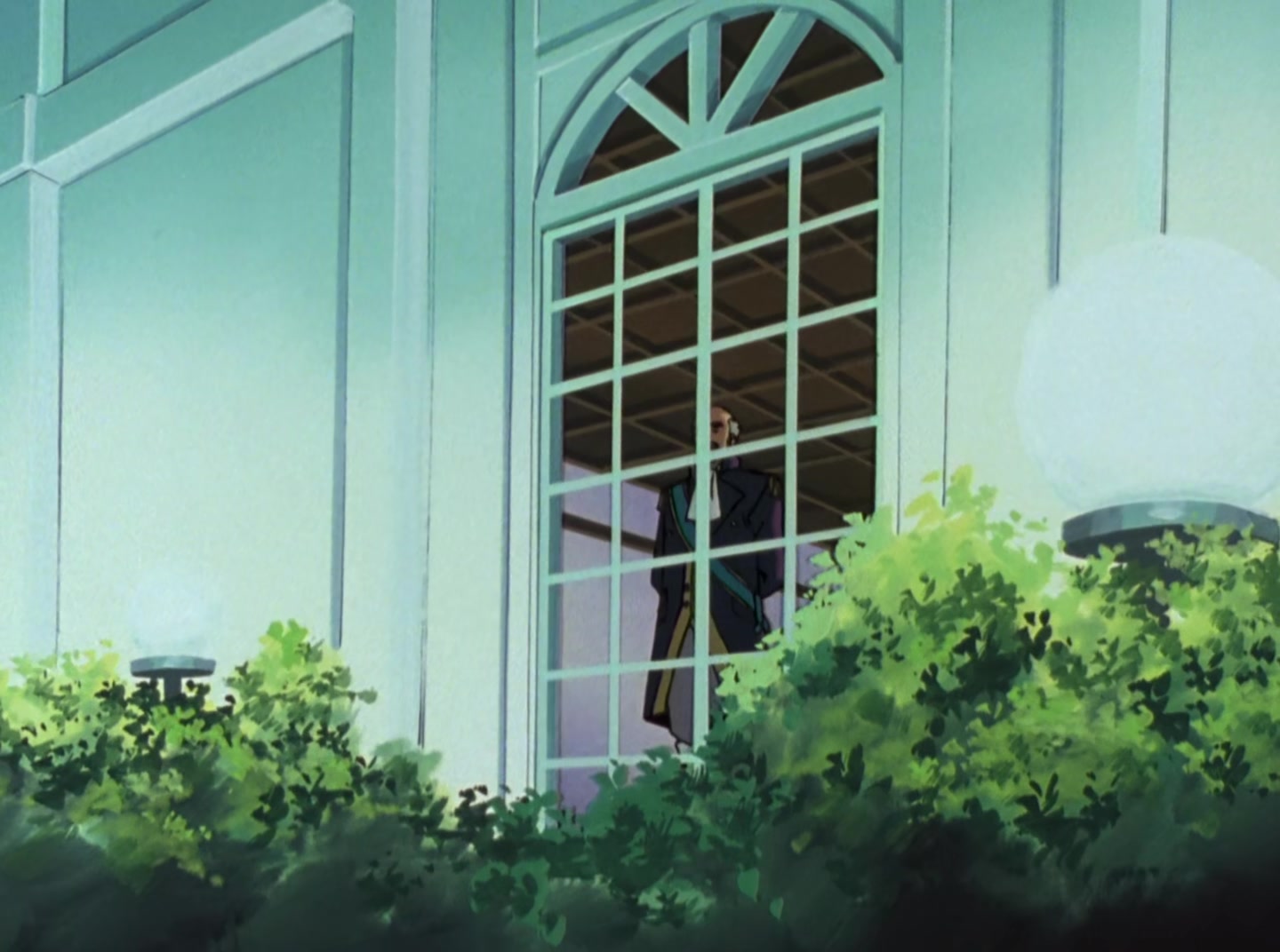 Mobile Suit Gundam Wing Ep 41: Crossfire at Barge @ 08:49