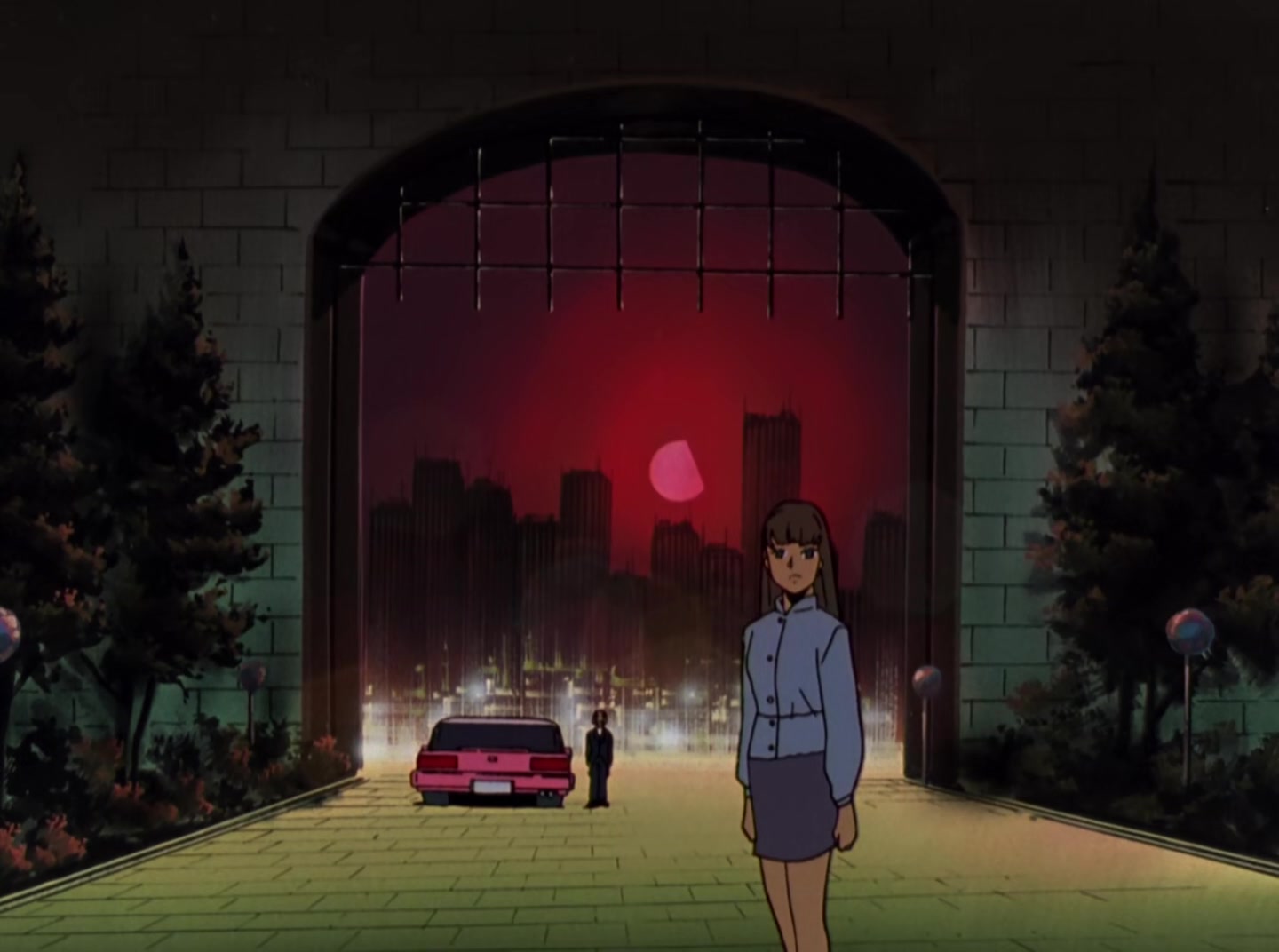 Mobile Suit Gundam Wing Ep 41: Crossfire at Barge @ 12:16
