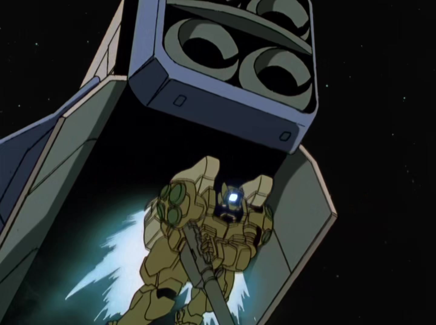 Mobile Suit Gundam Wing Ep 42: Battleship Libra @ 08:17