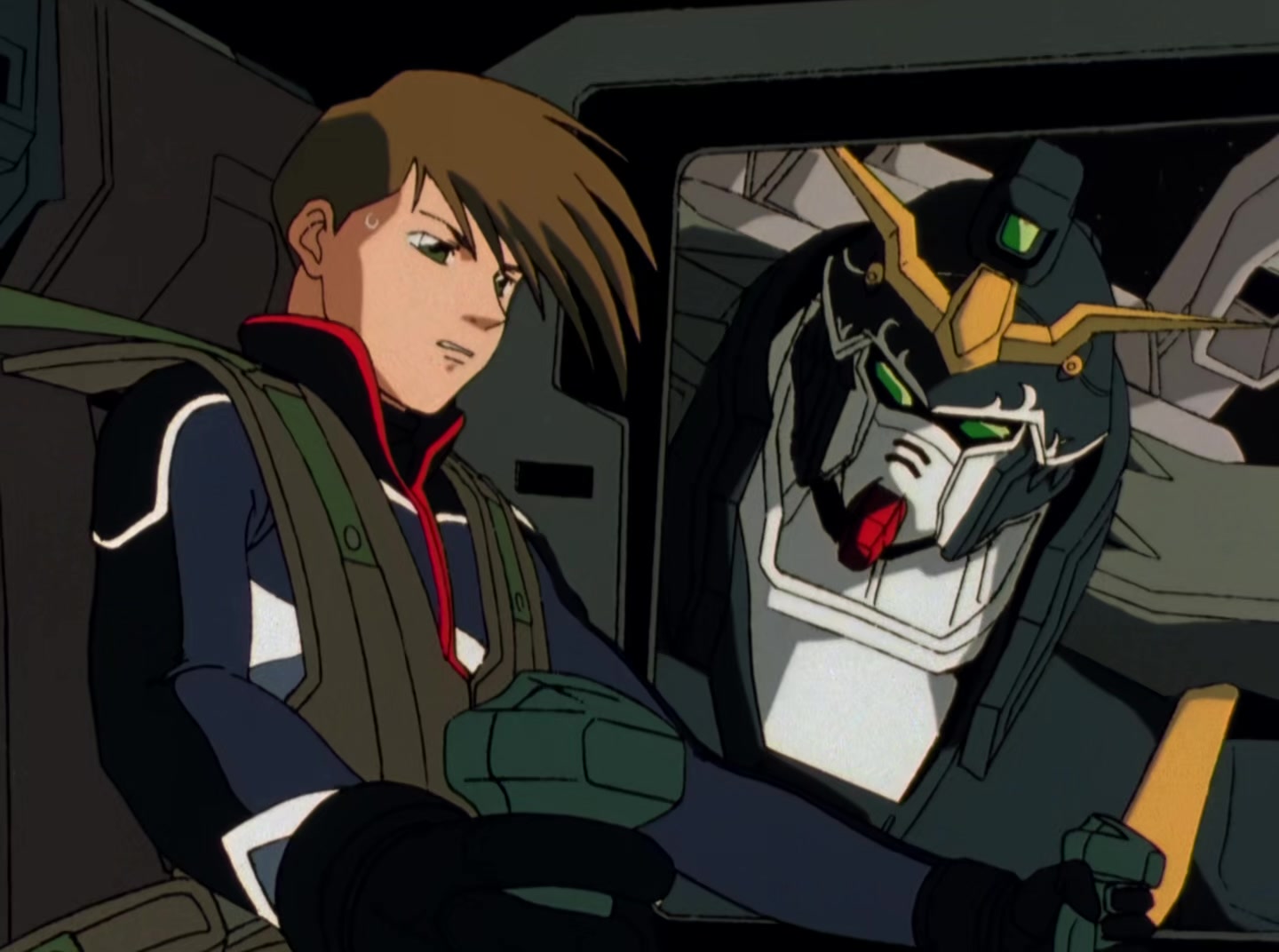 Mobile Suit Gundam Wing Ep 44: Go Forth, Gundam Team @ 08:56