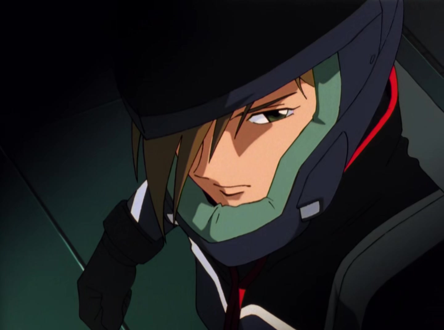 Mobile Suit Gundam Wing Ep 48: Takeoff into Confusion @ 13:05