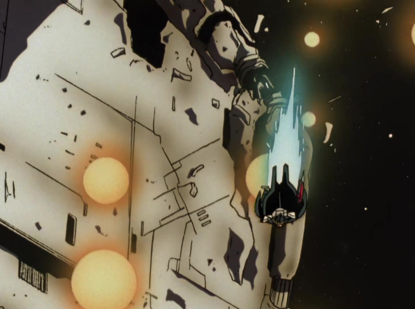 Mobile Suit Gundam Wing Ep 48: Takeoff into Confusion @ 13:54