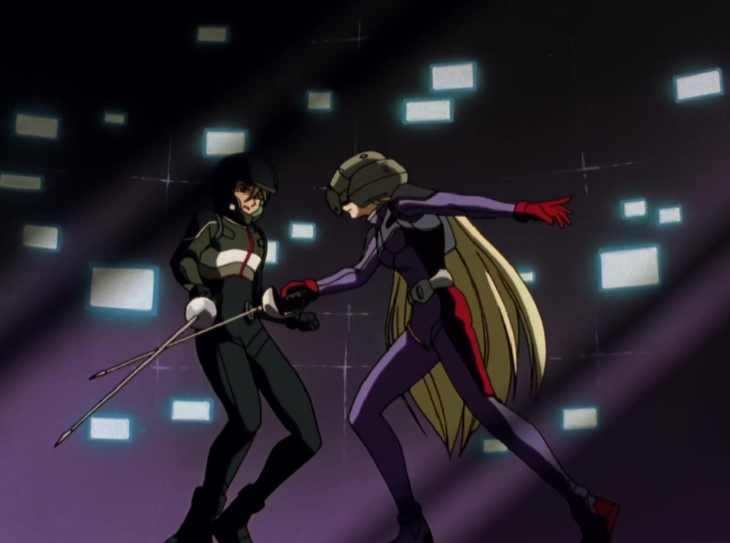 Mobile Suit Gundam Wing Ep 48: Takeoff into Confusion @ 14:43
