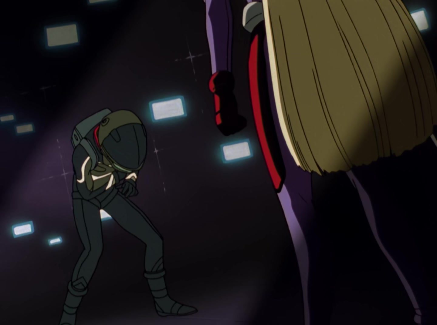 Mobile Suit Gundam Wing Ep 48: Takeoff into Confusion @ 16:33