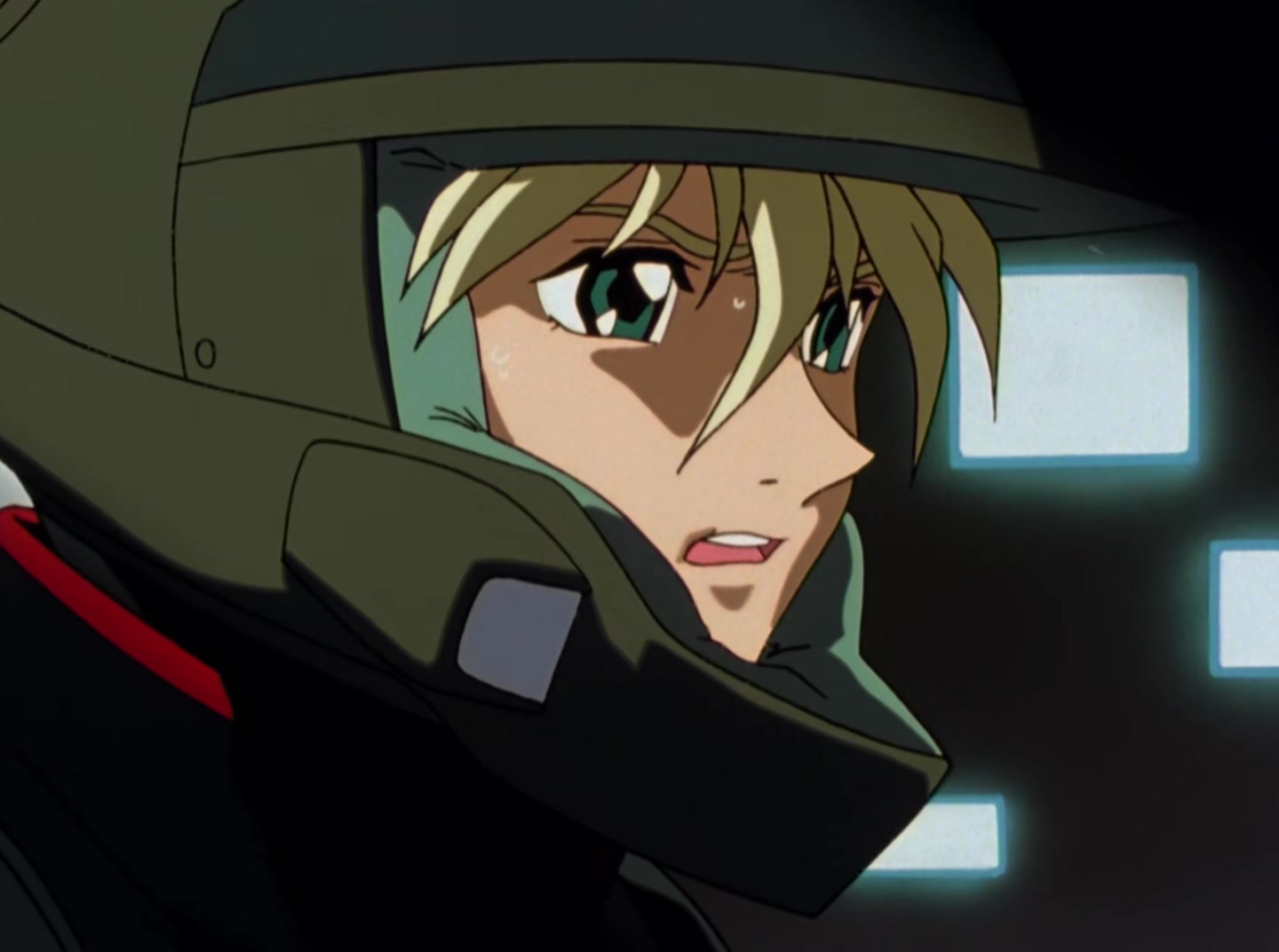 Mobile Suit Gundam Wing Ep 48: Takeoff into Confusion @ 16:38