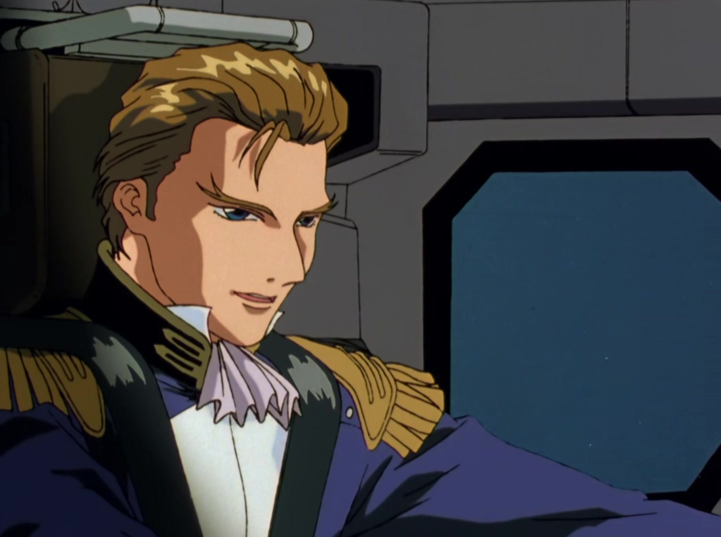 Mobile Suit Gundam Wing Ep 48: Takeoff into Confusion @ 17:00