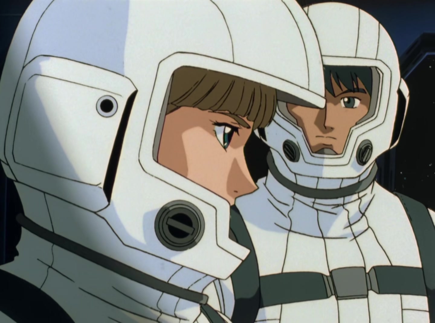 Mobile Suit Gundam Wing Ep 48: Takeoff into Confusion @ 21:16