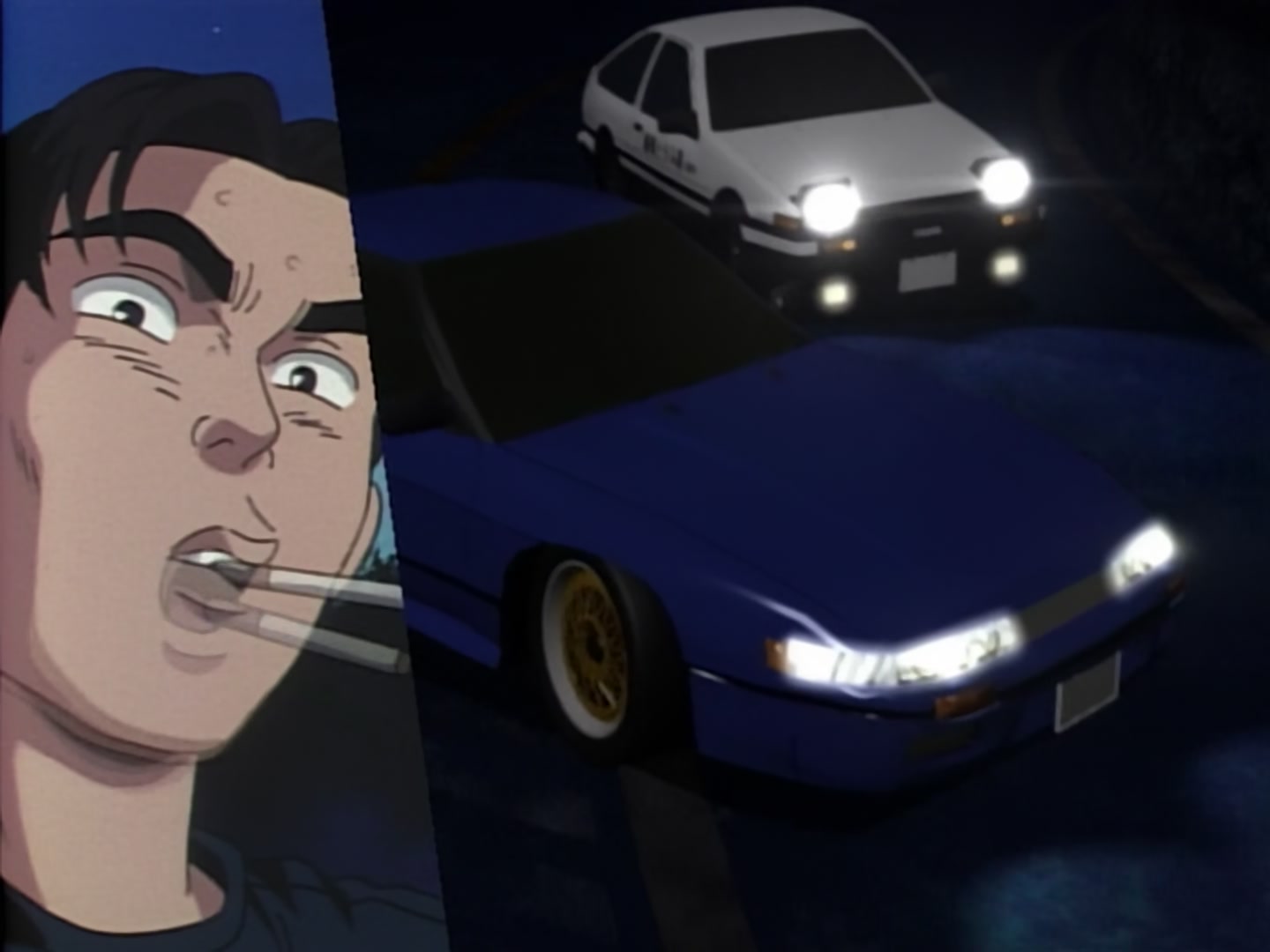Initial D Ep 18: Hot Wind and Furious Driving @ 17:28