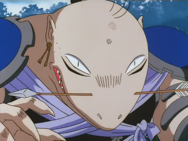 Inuyasha Ep 10: Phantom Showdown The Thunder Brothers vs Tetsusaiga @ 00:01:30