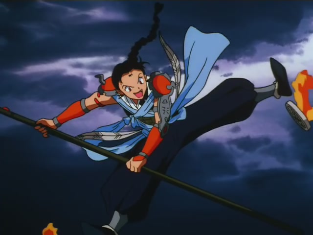 Inuyasha Ep 10: Phantom Showdown The Thunder Brothers vs Tetsusaiga @ 00:02:13