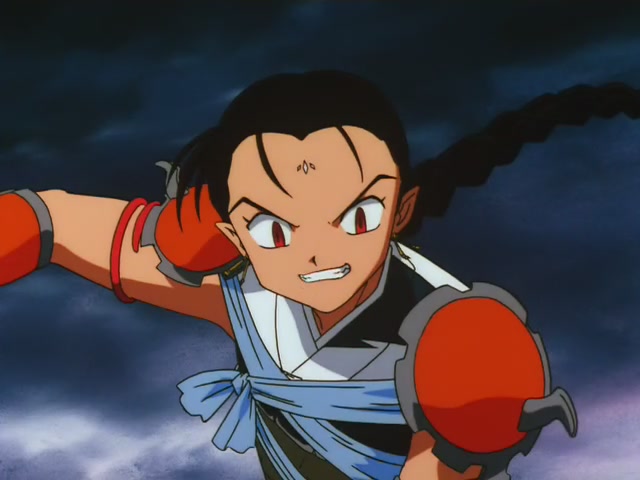 Inuyasha Ep 10: Phantom Showdown The Thunder Brothers vs Tetsusaiga @ 00:02:39