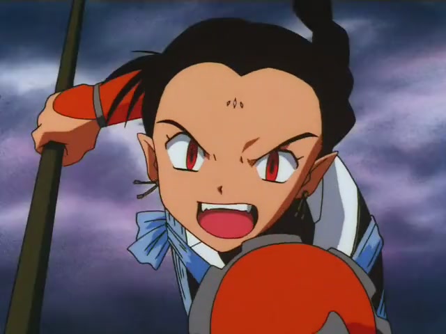 Inuyasha Ep 10: Phantom Showdown The Thunder Brothers vs Tetsusaiga @ 00:02:43